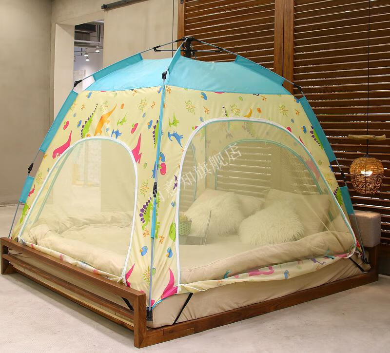 家用帐篷蚊帐一体全自动儿童家用室内床上冬季帐篷保暖防风防寒蚊帐篷