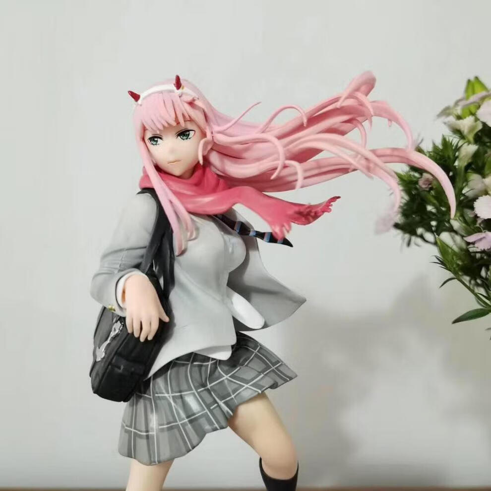 万代bandai国产darling in the franxx 国家队 制服零二02特典模型