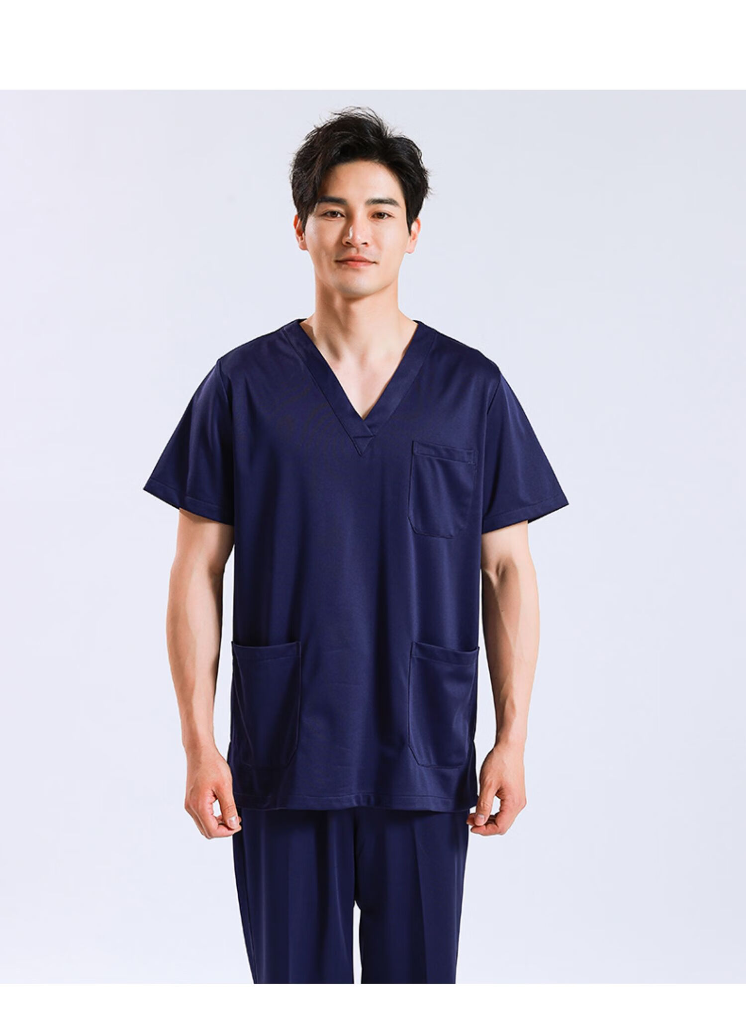 洗手衣男短袖医生护士洗手服口腔牙科医院洗手衣长袖纯棉定制韩版牙科