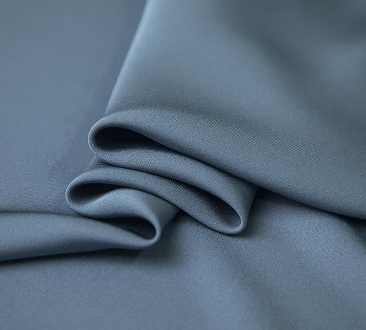 合彩美 色重磅双面双乔缎丝绸布料100桑蚕丝140cm