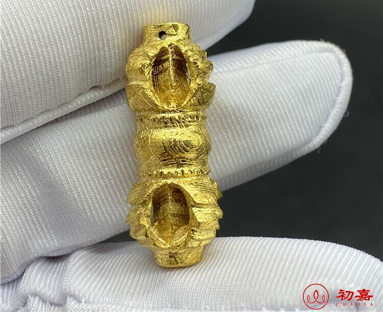 初嘉 天铁金刚橛 镍铁陨石金刚降魔杵 保真铁陨石普巴杵金刚杵 五号