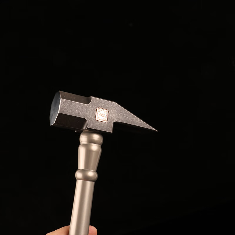 地质锤440c制锤鸭嘴钳工实习铝模锤多功能铁锤手锤工具一体锻打纯钢