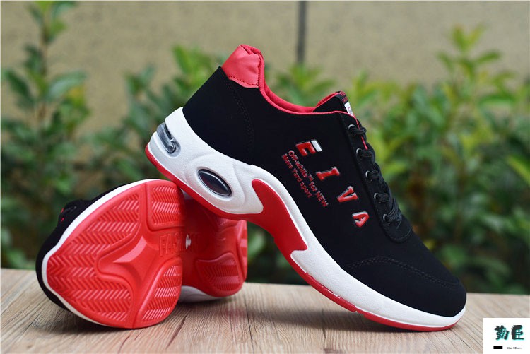 qc勤臣老北京布鞋男士运动鞋厚底增高工作休闲潮鞋韩版防水革面鞋男