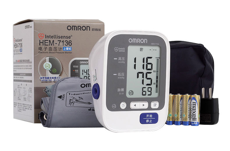 电子血压计hem-7136日本原装进口上臂式血压测量仪【图片 价格 品牌