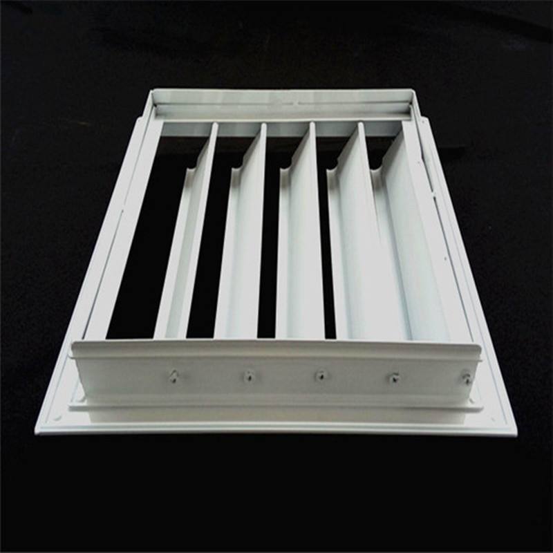 铝合金方形通风百叶方形百叶窗风机百叶出风口活百叶通风换气口 联系