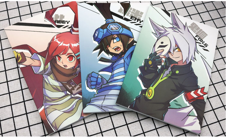 凹凸世界笔记本记事本日记本文具金格瑞雷狮七创社动漫周边 雷德 现货