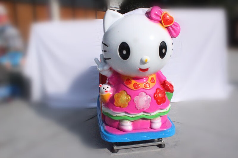 超市便利店门口儿童坐的电动摇摇车2022投币kt猫儿童超市商用凯蒂猫