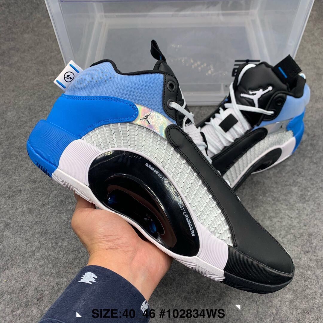 air aj35兵马俑篮球鞋aj35郭艾伦黑白红男子运动鞋dd9322-200 图色1