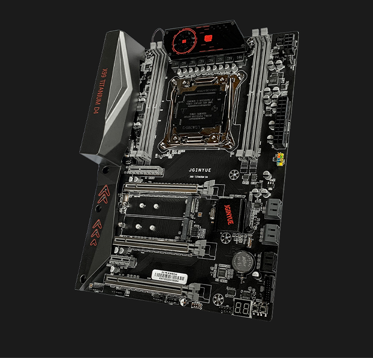 精粤x99钛金大板2011-3针ddr4电脑游戏cpu套装e5 2678 2680 v3 v4宓蝶