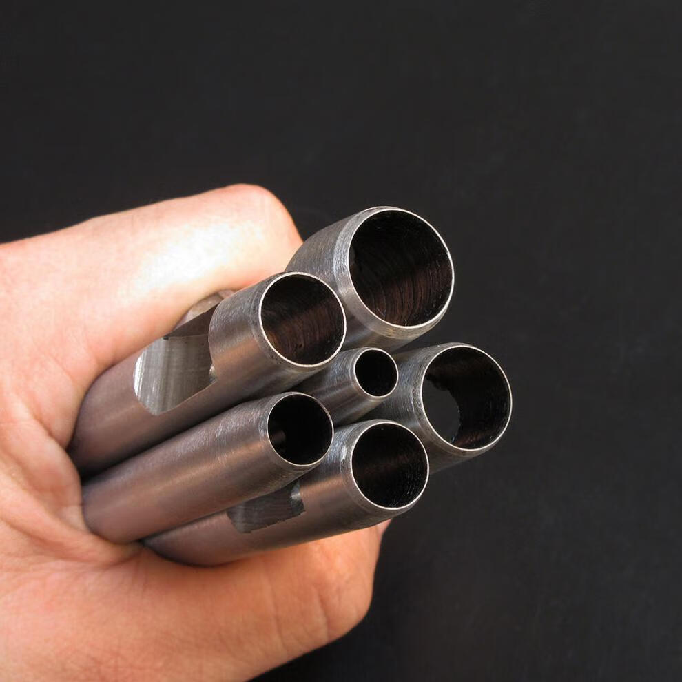 皮带冲皮革皮带腰带表带打孔器0550圆冲子皮艺工具0550mm一套13种