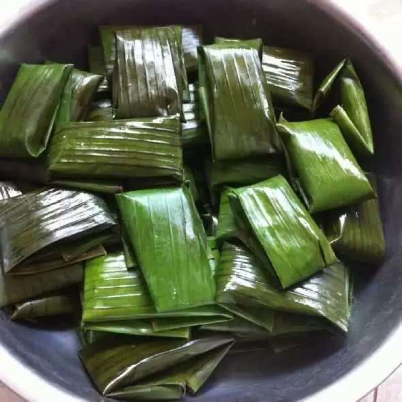 广西特产粽子糍粑糯米糍叶儿粑香芭蕉叶糍粑新鲜横县南宁现做红糖花生