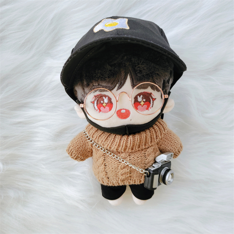 20厘米肖战玩偶人形公仔卡通q版明星同款棉花娃娃可爱毛绒应援礼 猪猪