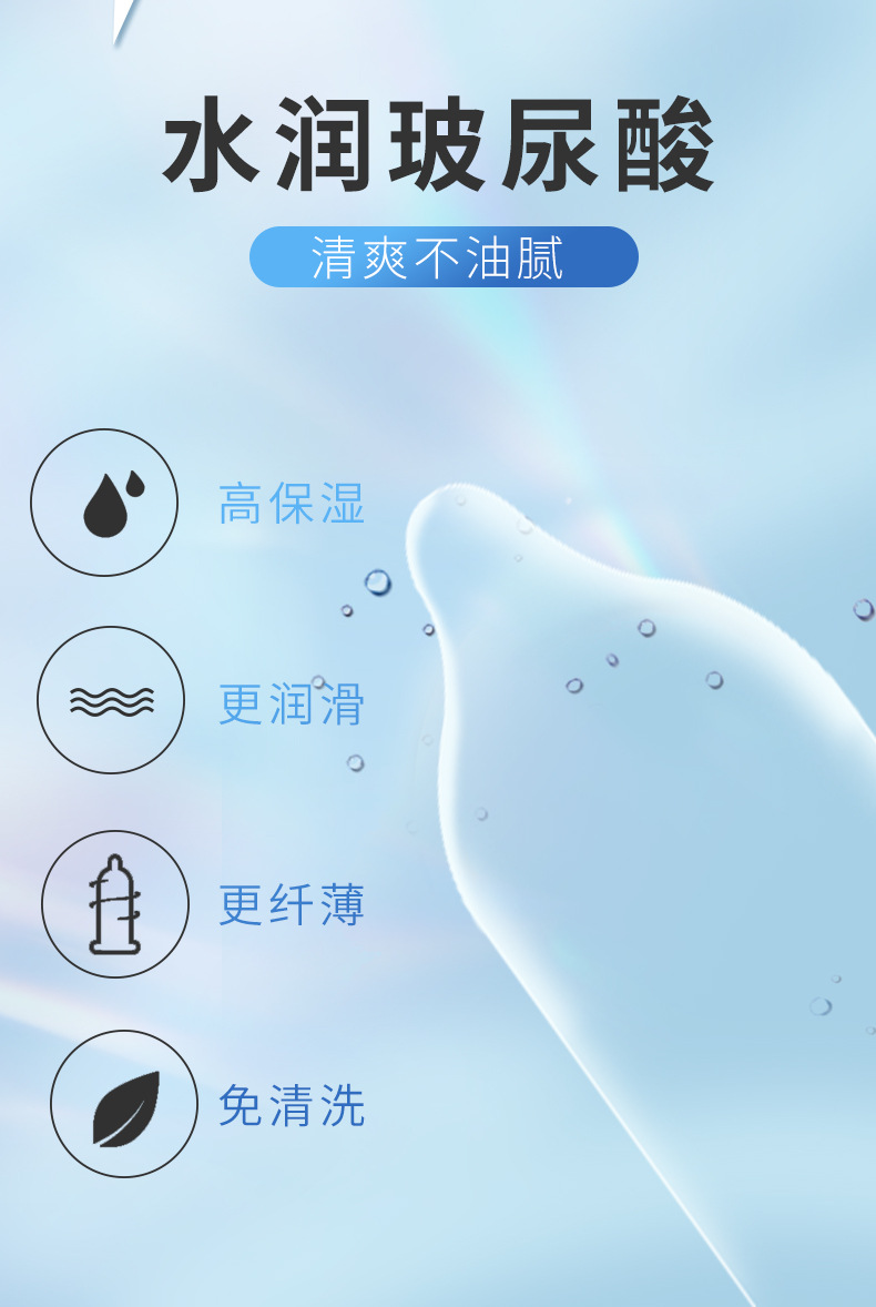 独爱 男女用安全套薄001润滑避孕套螺纹大颗粒狼牙套计生性用品夫妻