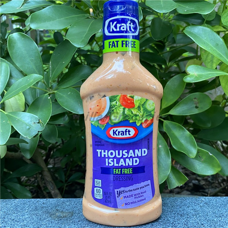 5折奶油凯撒农场风味沙拉酱classicranchdressing脱脂千岛fatfree