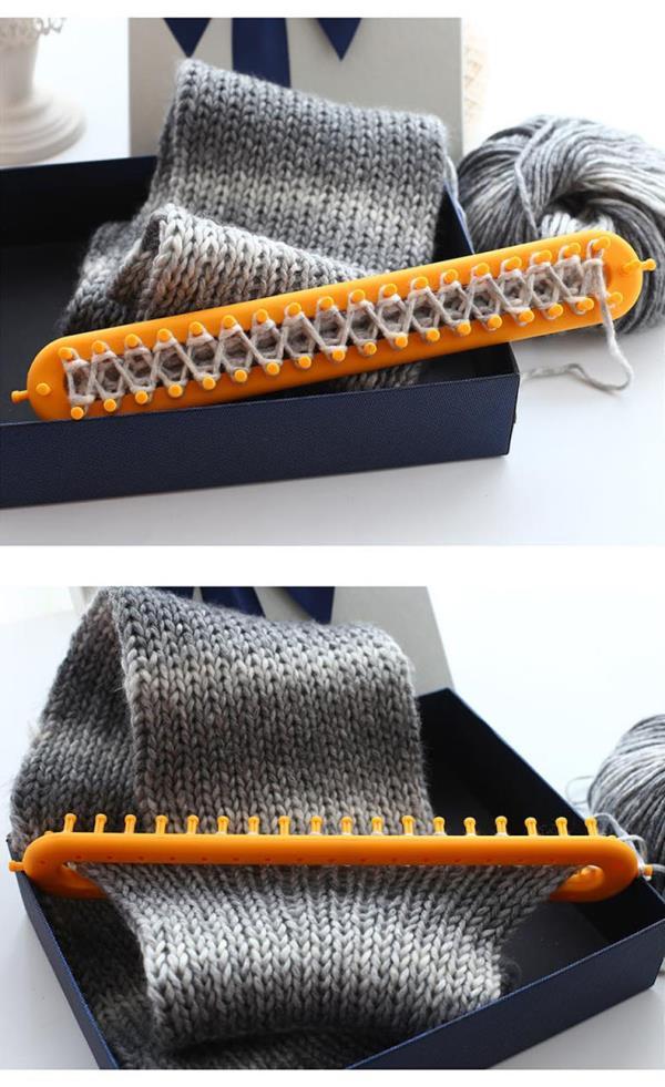 织围巾神器毛线手工编织器毛线编织器懒人工具织围脖神器织帽子大号密