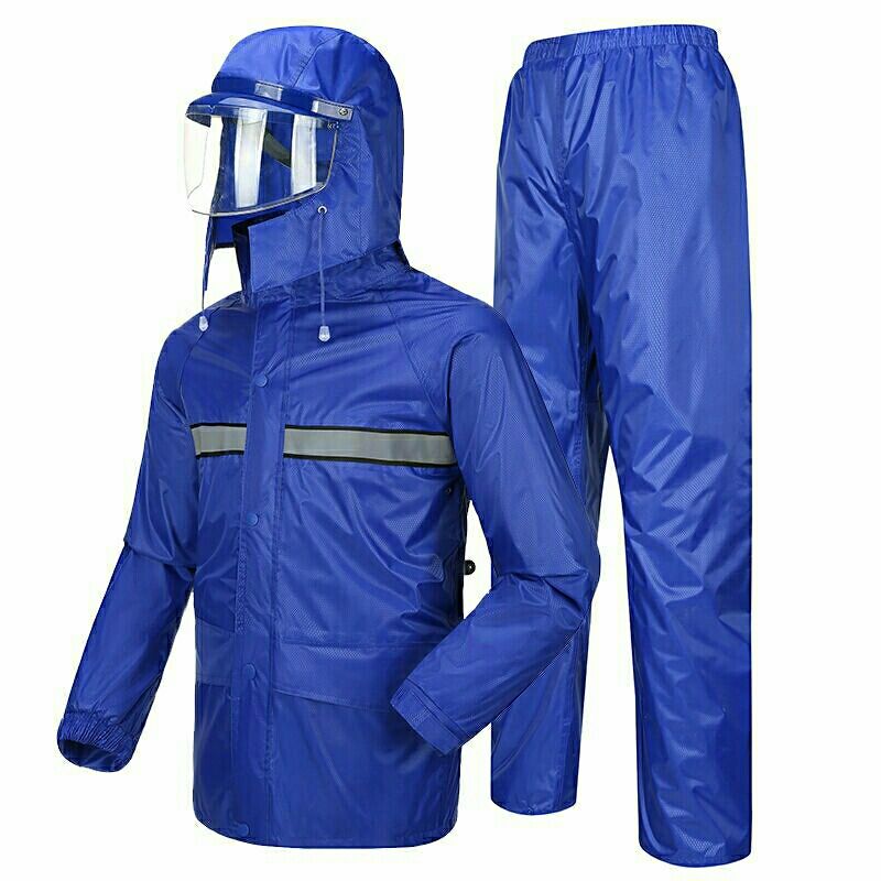 分体雨衣雨裤套装男女式成人摩托车户外双层加厚单人雨衣连体雨衣成人