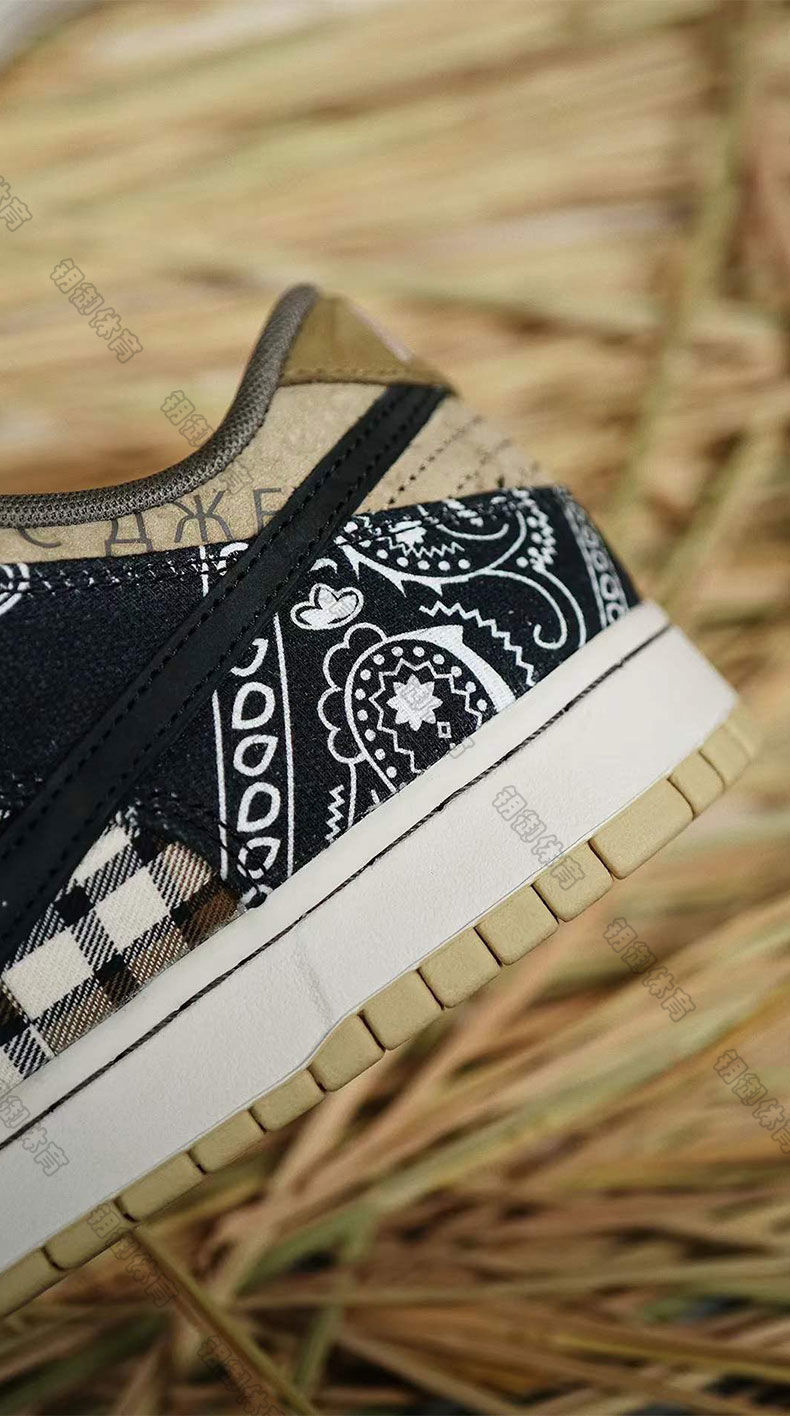 sbdunk冰雪奇缘腰果花男女鞋情人节联名aj低帮百搭休闲运动滑板鞋腰果