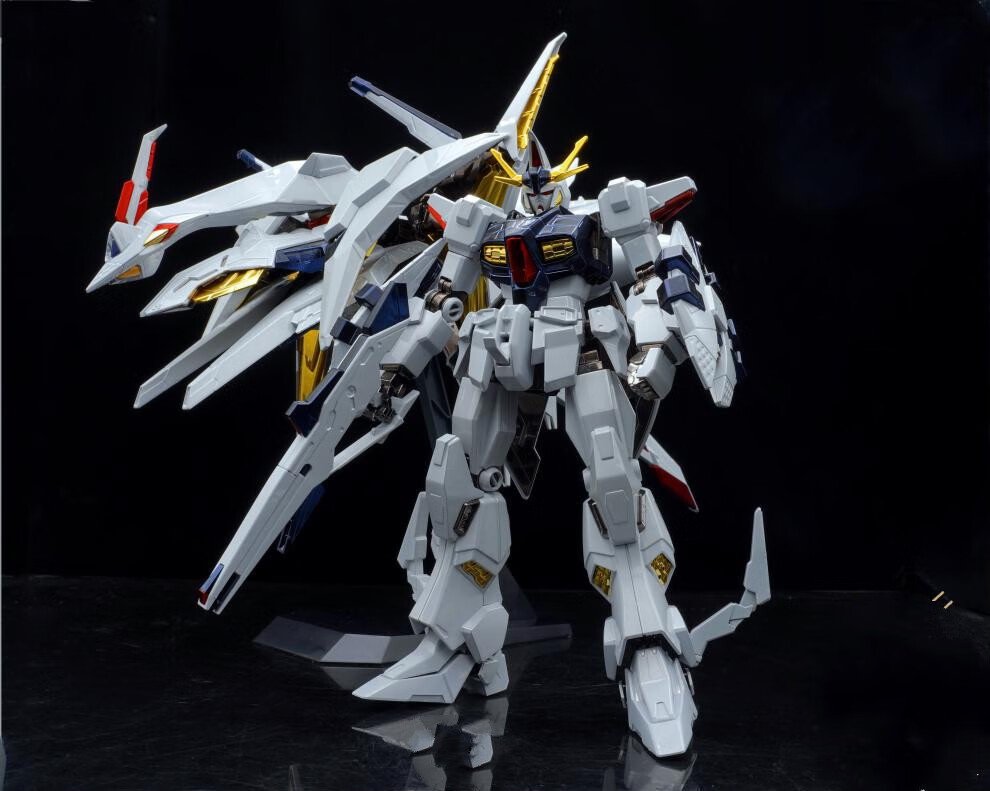 万代bandai高达大白鹅佩涅罗佩hg大白鹅电镀版电镀高达hg大白鹅万代