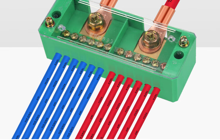 接线盒分线器家用明装大功率铜接线器并线对接大电流接线端子排 米