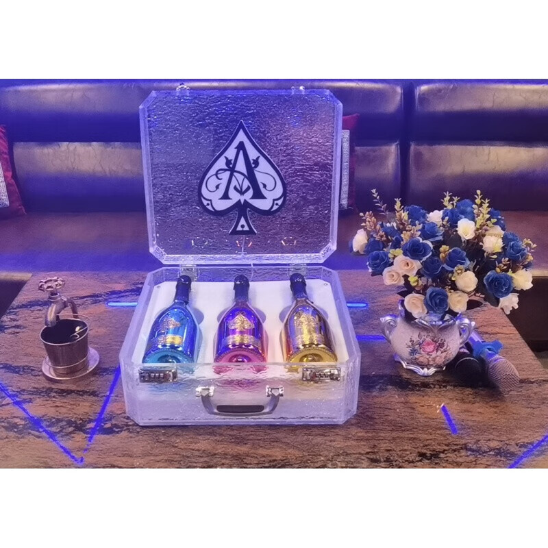 夜店起泡酒黑桃a梅花a香槟黄金版神龙酒ktv酒吧同款 神龙套黑桃a粉(单