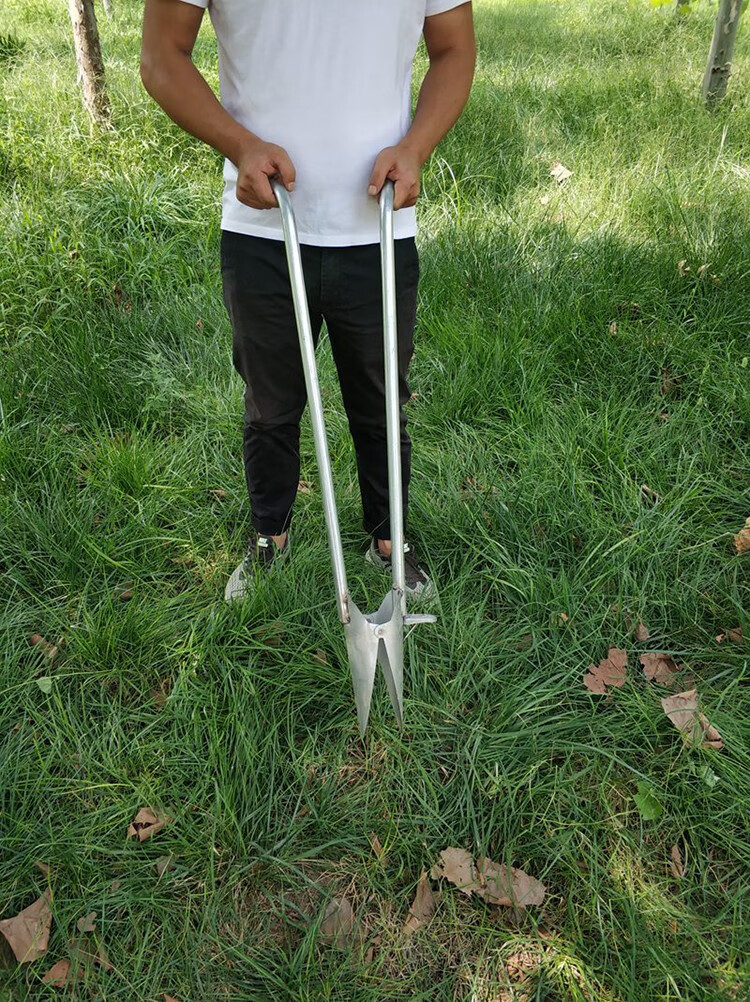 神器土豆生姜蔬菜玉米移栽器移植器蔬菜农用工具手动种菜器双把栽苗器