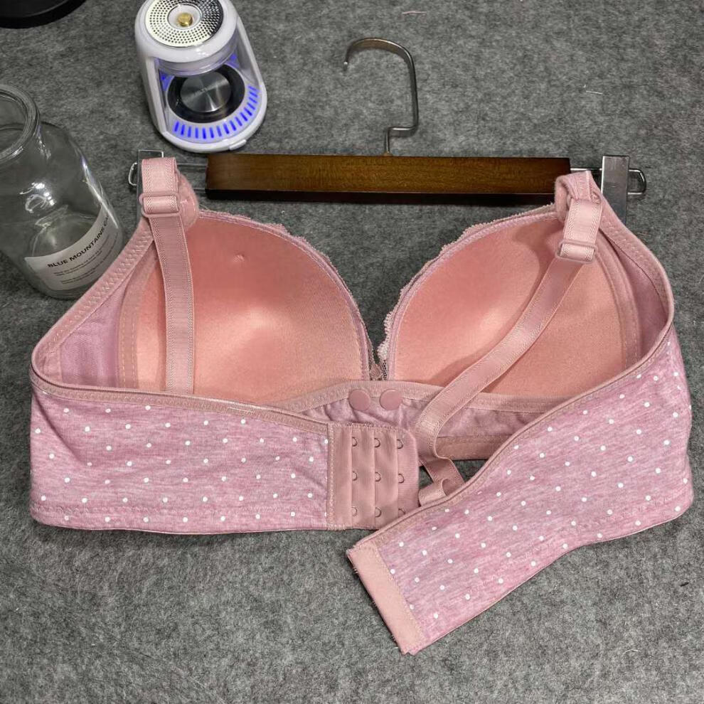 现货速发哺乳内衣聚拢怀孕期女孕妇文胸产后喂奶前开扣薄款胸罩母乳浅