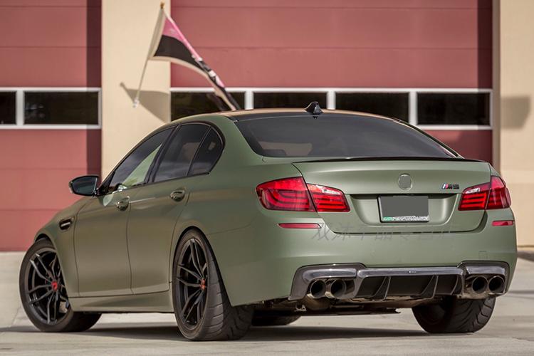 适用于f10/f18宝马5系改装m5包围专用碳纤维前唇前铲侧裙后唇尾翼 m5