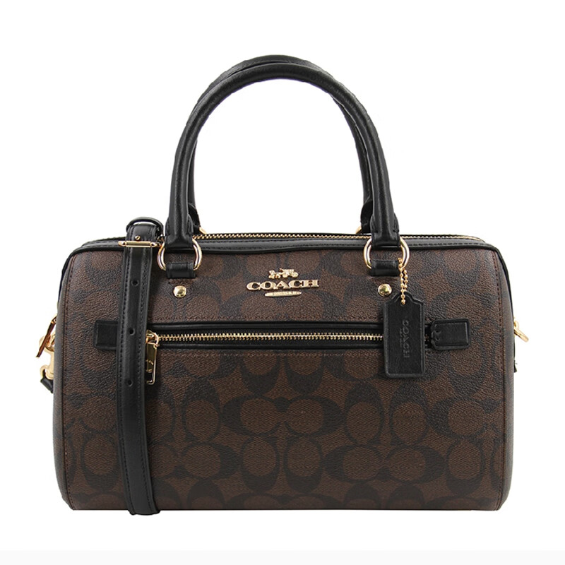 蔻驰coach奢侈品女包经典波士顿包手提单肩斜挎枕头包时尚水桶包f8