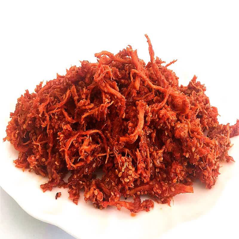 延边特产牛板筋零食贞姬油炸干牛筋丝香辣牛板筋丝美食干牛筋1斤