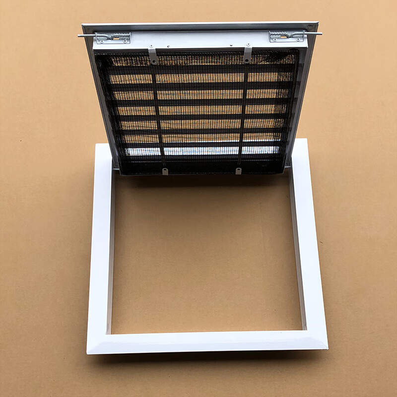 铝合金门铰式回风带网百叶风口回风柱净化车间风口检修口一体风口定制