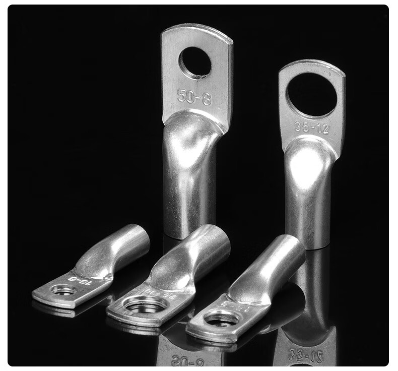 电缆线鼻子冷压接线端子10/16/50/70/95/120平方加厚船用铜鼻子 jg10