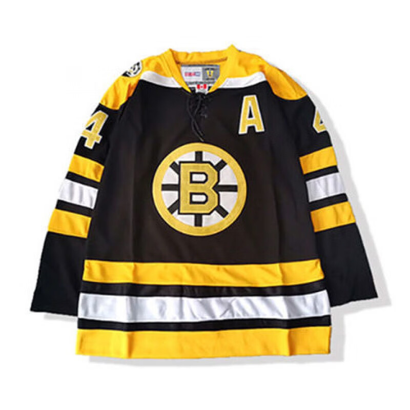 宽松潮欧美潮牌加肥加大冰球服长袖t街头hiphop球衣说唱街舞中长卫衣