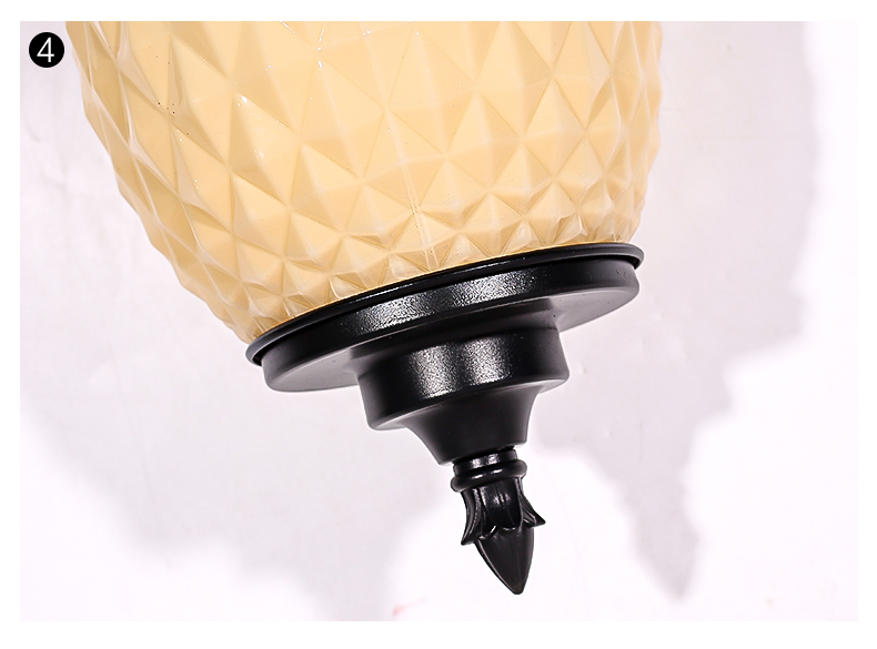 户外防水吊灯创意走廊过道灯阳台个性室外阳光房花园凉亭庭院灯菠萝