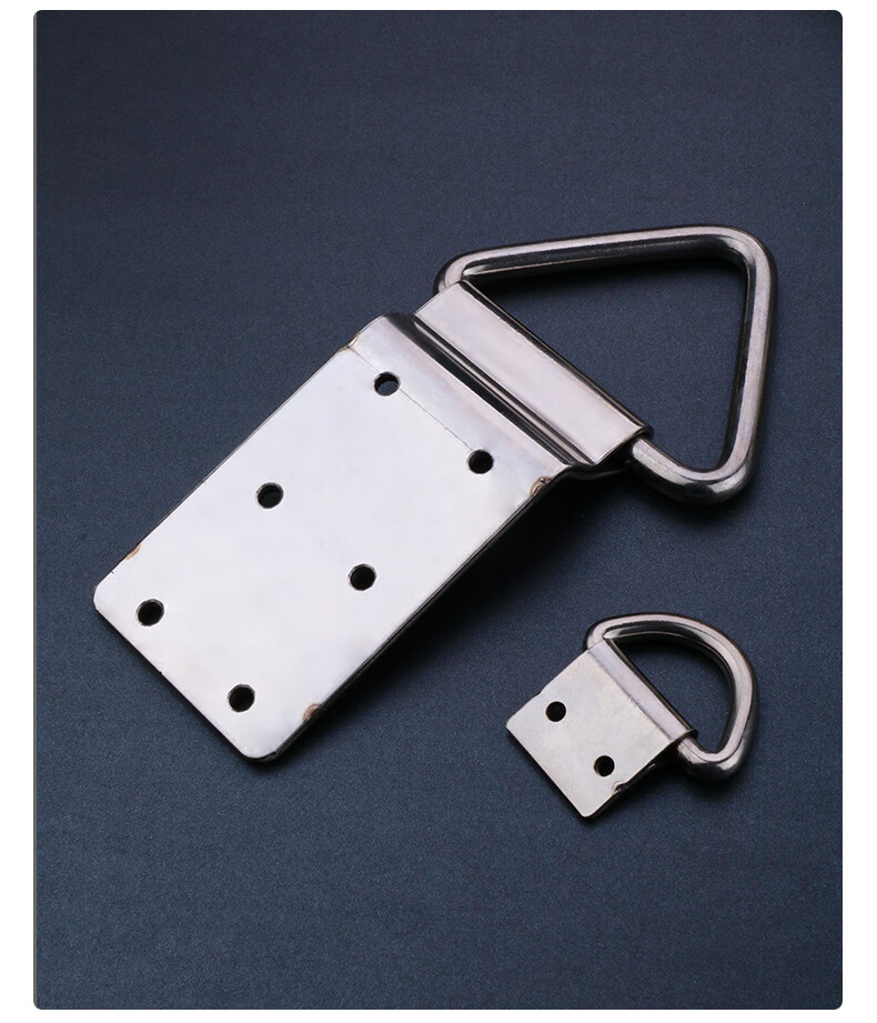 不锈钢重型d环扣五金箱包配件工具木箱半圆环吊环拉扣d字型绑扎环