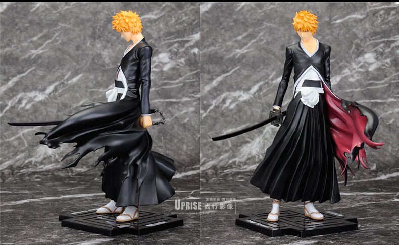 壽屋bleach 卍解黑崎一護 虛化面具 雙頭雕像月牙天衝 動漫公仔 玩具