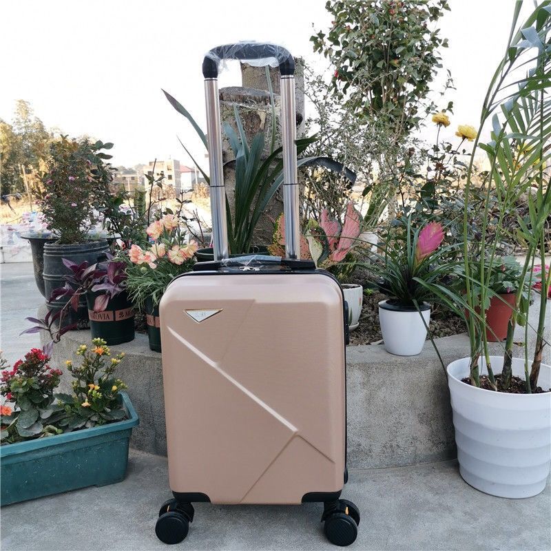 英寸小型旅行李箱拉杆箱女韩版男玫瑰金20304013寸两节拉杆可拆卸轮子