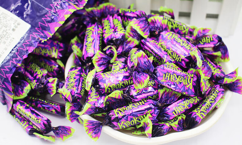 进口kdv俄罗斯紫皮糖果kpokaht巧克力礼盒零食结婚喜糖果批发原厂袋装