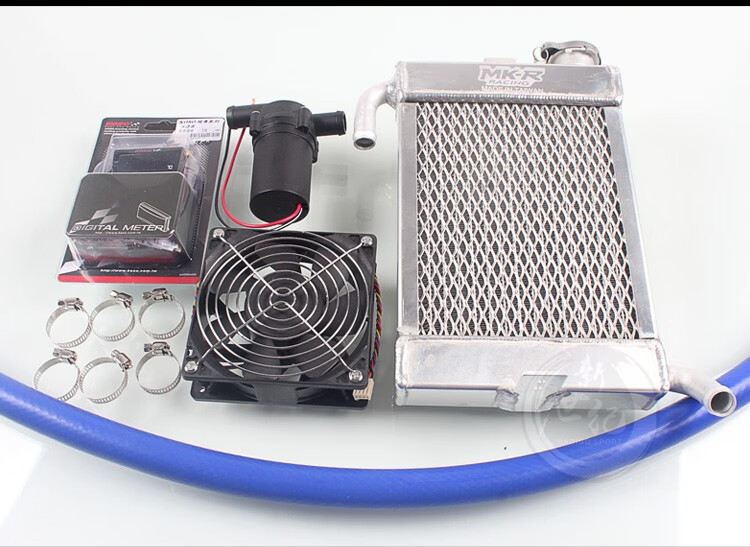 mk水冷56中缸585福喜酷奇鬼火rsz巧格gy6改装水箱水泵水管套件福喜