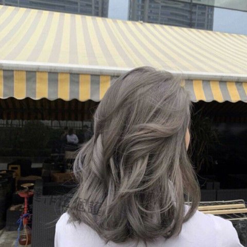 冷咖棕色免漂染发剂2021流行色自己在家染发纯新款显白 冷咖棕色(自然