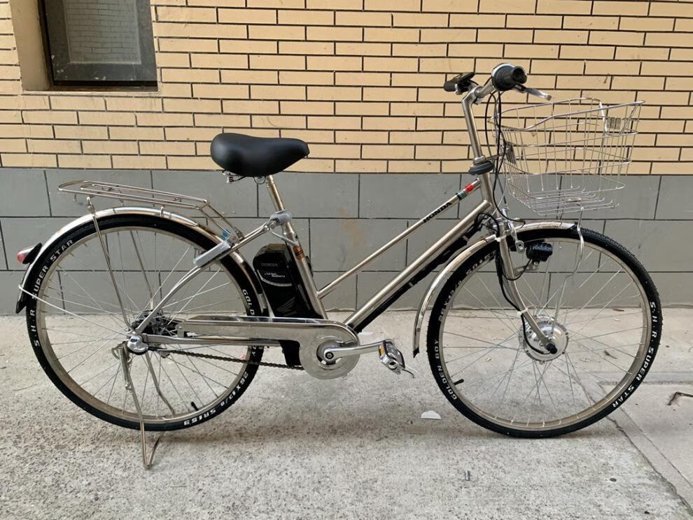 2022新款日本自行车本田锂电助力通勤男女通用学生成人26寸轻便旅行