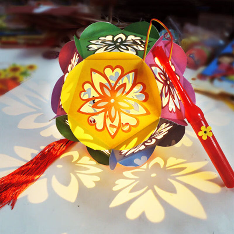 不舍天真广西壮族三月三彩球灯笼diy材料包新年儿童手工制作元宵节