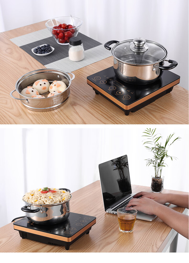 雅迎迷你小型小电磁炉家用学生宿舍小功率单人煮茶火锅便携电池炉节能