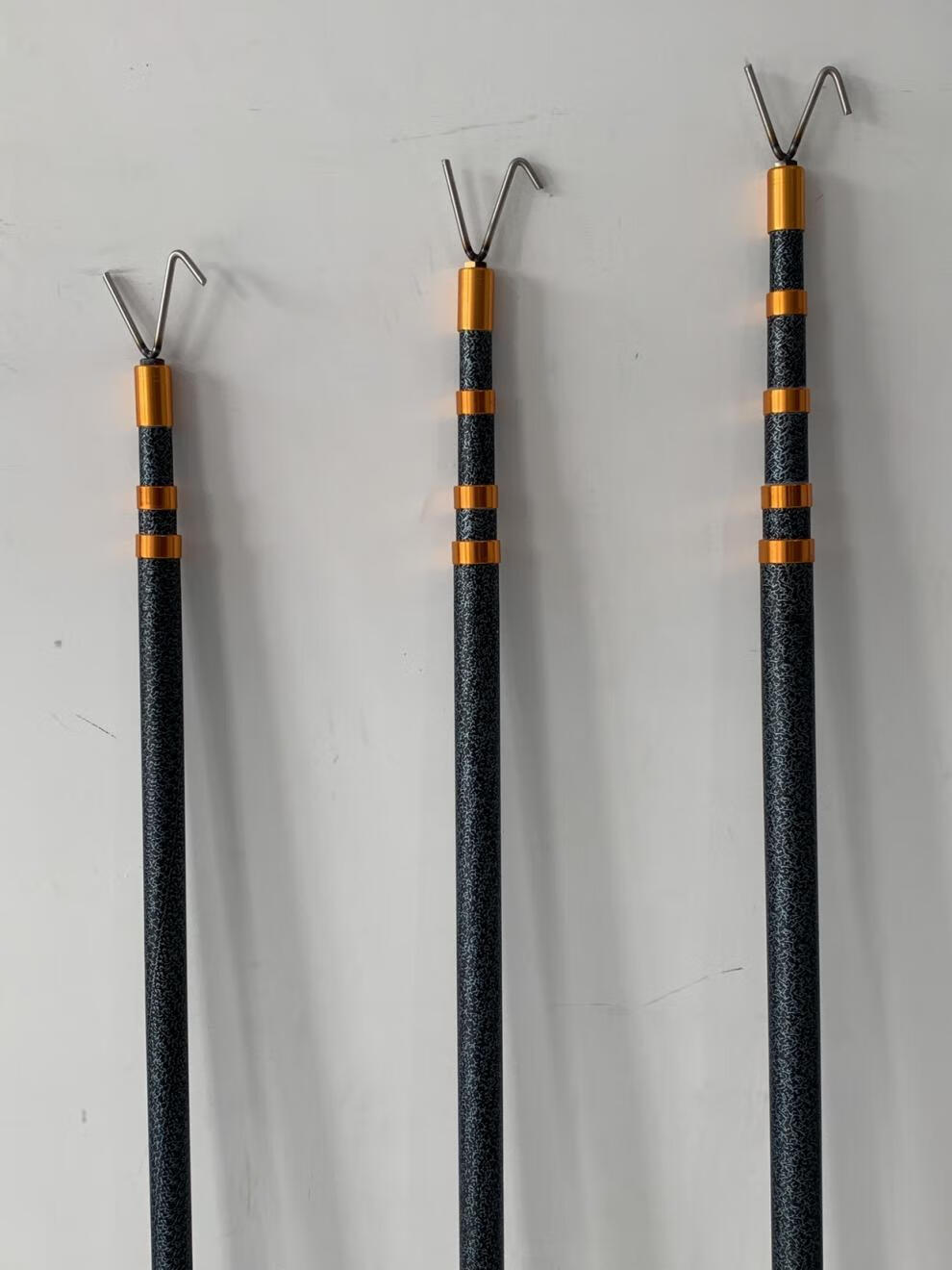 玻璃钢纤维伸缩拉闸撑线杆绝缘棒任意定位杆多功能伸缩杆电工宽带亿喔