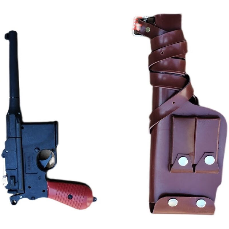 演戏道具枪木制驳壳枪道具舞台表演话剧道具枪红军步抢盒子枪王八盒子