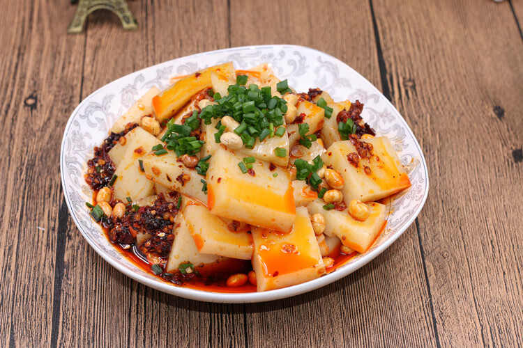 贵州特产米豆腐4斤街边凉拌小吃米凉粉足量折耳根辣椒调料