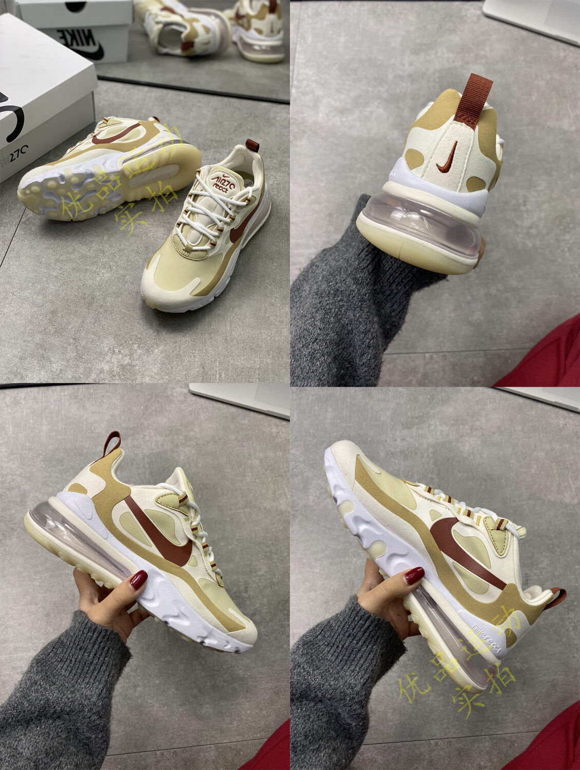 联名airmax270气垫鞋男减震超轻便女学生运动跑步鞋健身训练软底270v1