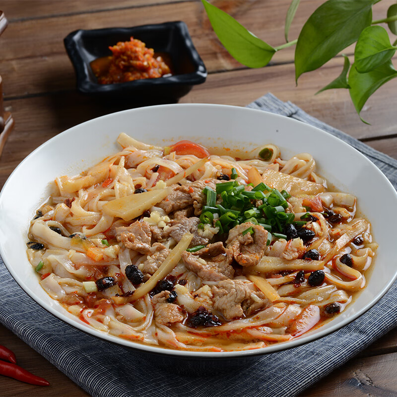 老友粉南宁特产广西扁粉 邕州老街老友粉手工水煮干炒粉汤粉河粉宽