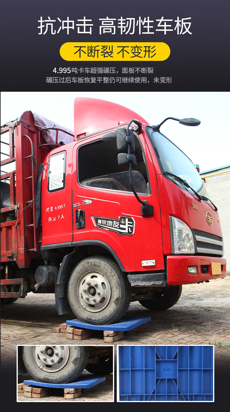 平板车静音折叠手推车小推车搬运车拖车货车拉货四轮便携家用家用不