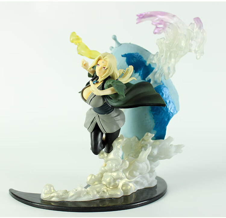 火影忍者千手纲手木叶三忍五代目坐姿饮酒收藏限量版模型摆件披风纲手