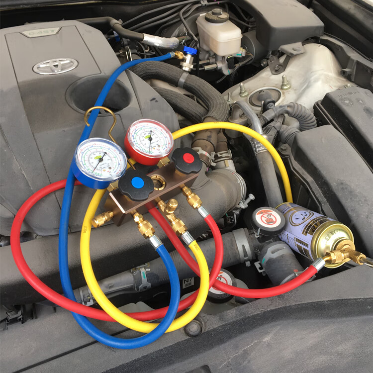r1234yf汽车空调冷媒压力表 6件套【图片 价格 品牌 报价】-京东